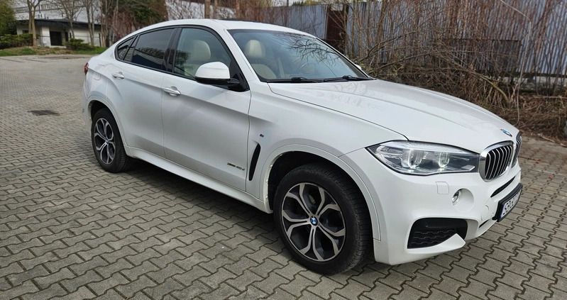 BMW X6 cena 163000 przebieg: 169000, rok produkcji 2016 z Biała małe 631